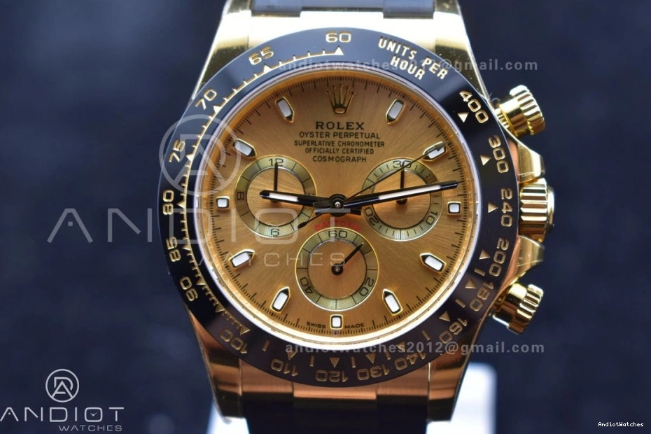 YG on Best Lume Daytona 764 Rubber SA BTF 116518 Strap Edition 1:1 Dial Reliable Oysterflex 0710